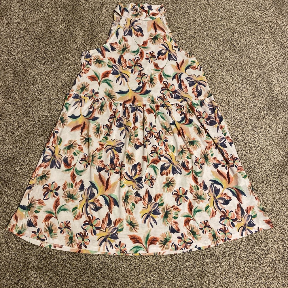 Entro Floral Halter Dress - Multicolor